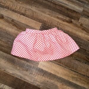 Kate Spade Girls Pink Polka Dot Skirt with Bloomers Zip Closure 18MOS
